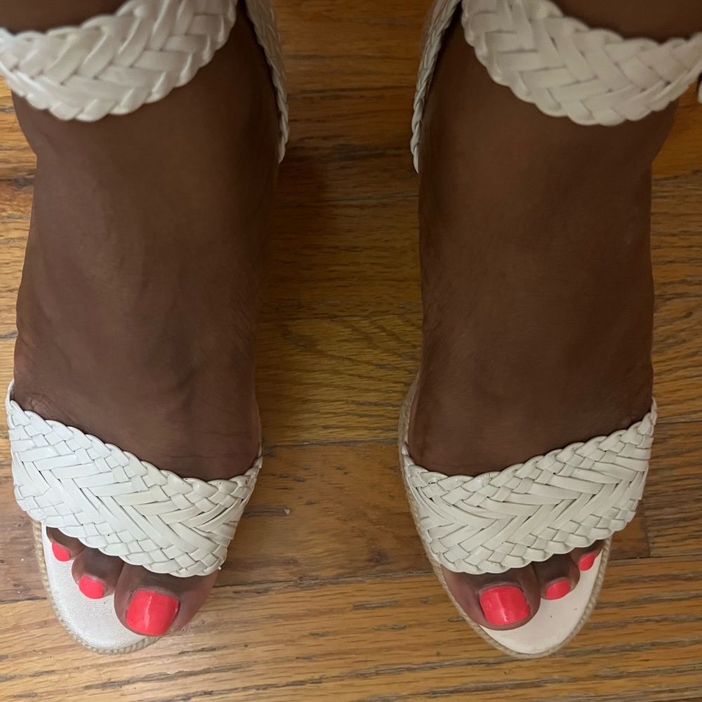 Hermes mini wedge sandals